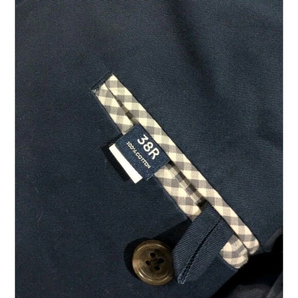 Bonobos Slim Fit Deconstructed 100% Cotton Blue Blazer Men's 38R - Picture 5 of 8